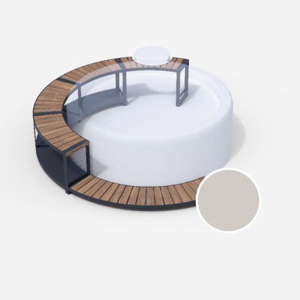 Entourage 5/8 miami spa SOFTUB beige