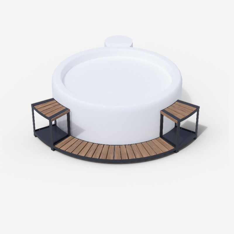 Entourage newport miami spa SOFTUB anthracite Entourage newport miami spa SOFTUB anthracite