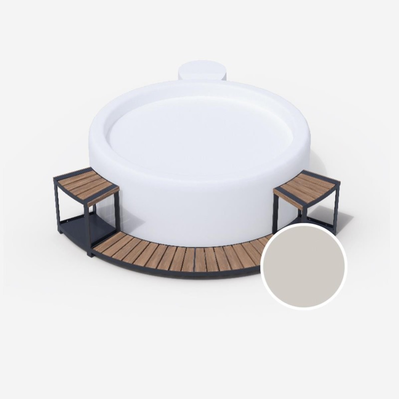 Entourage newport miami spa SOFTUB beige