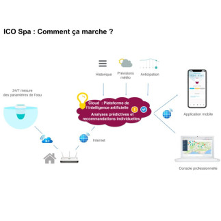 Analyseur d'eau connecté ICO Spa v2 Essential+